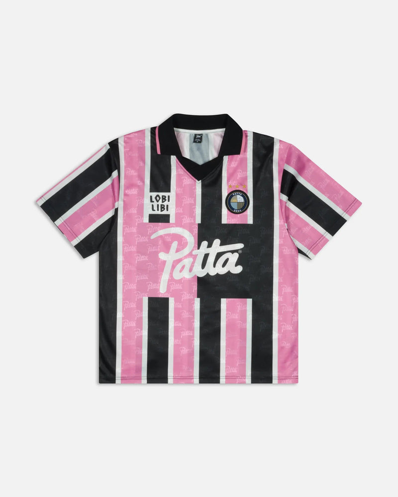 Patta Stripe Football Jersey (Begonia Pink)