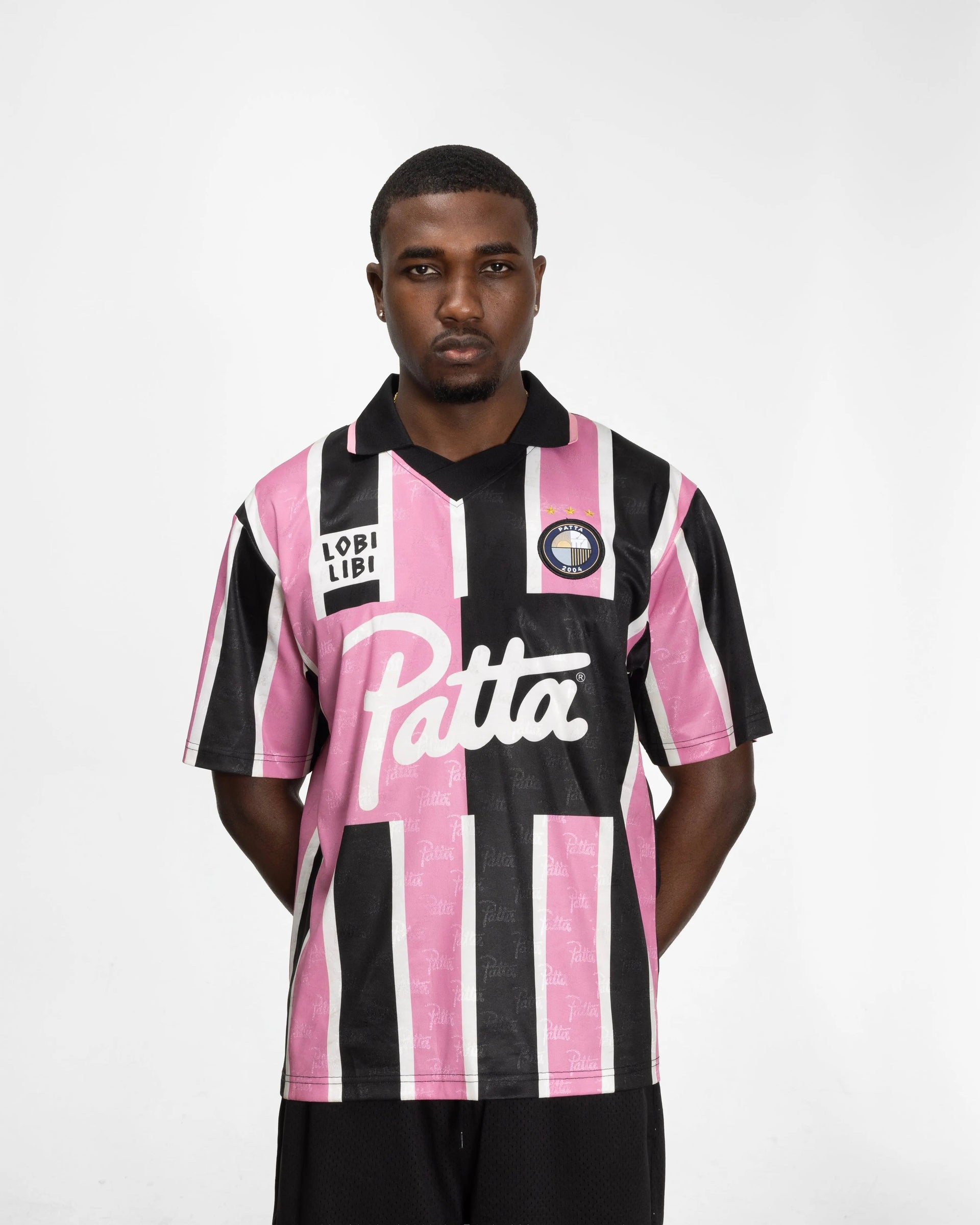 Patta Stripe Football Jersey (Begonia Pink)