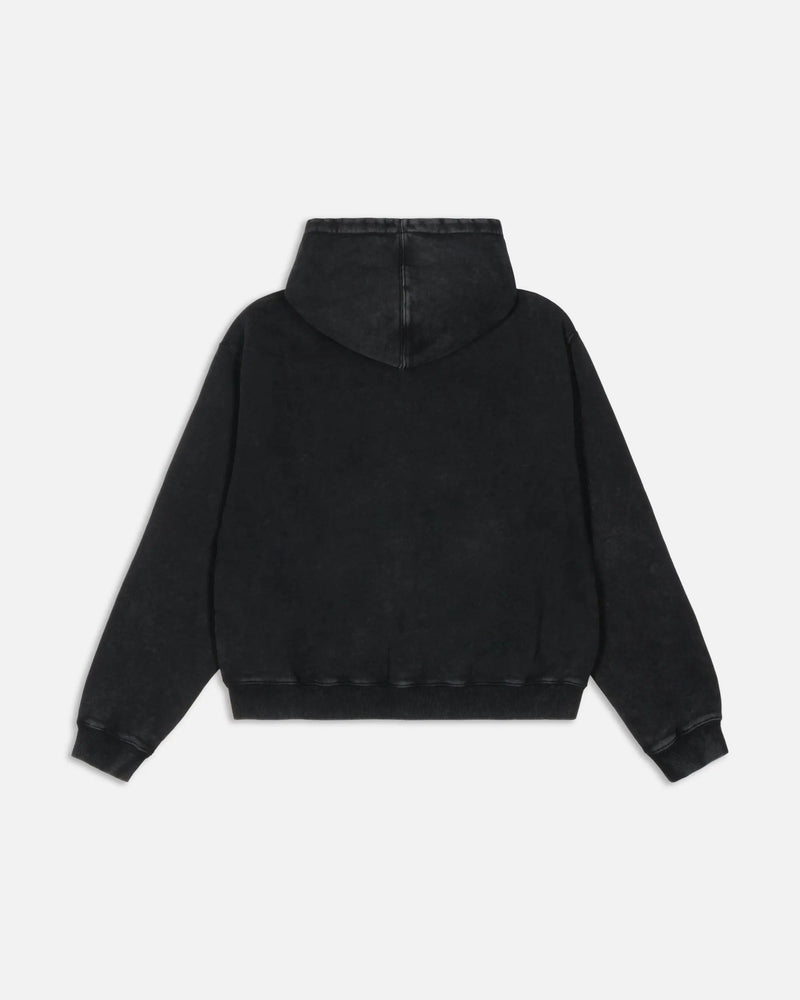 Patta Loopback Logo Zip Hooded Sweater (Moonless Night)