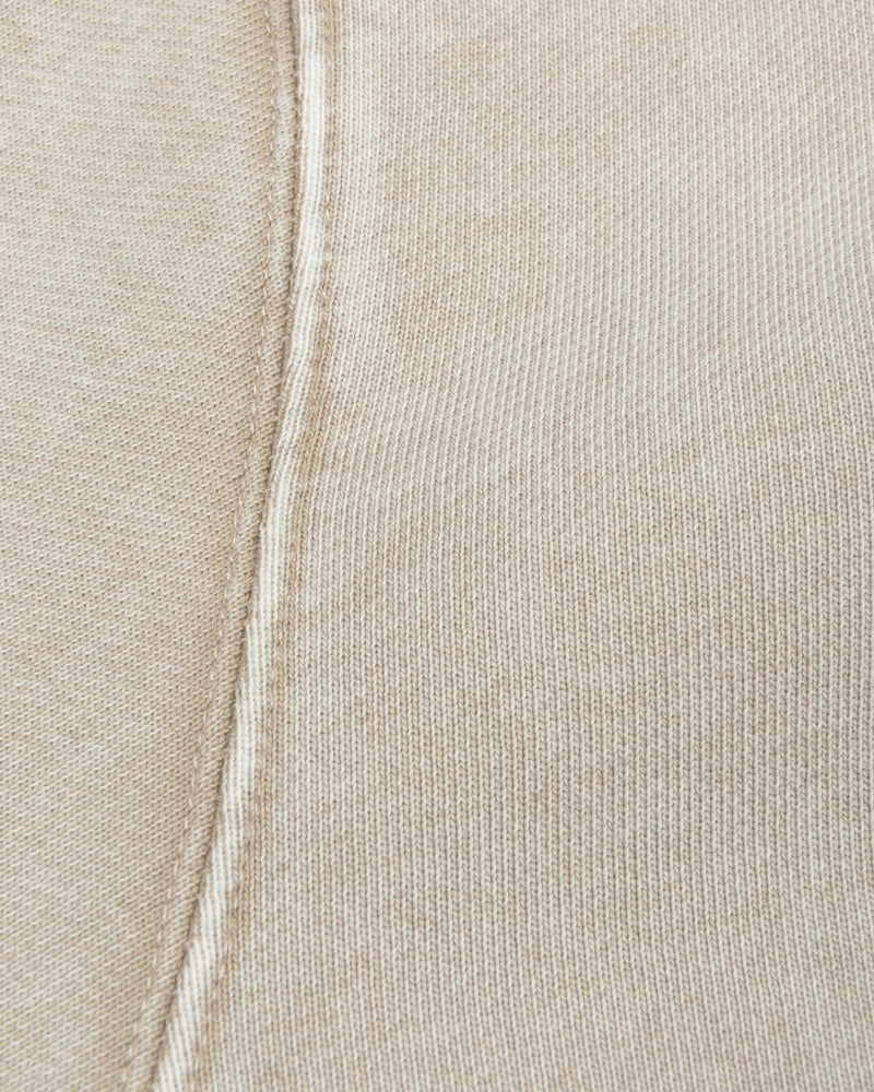 Patta Loopback Logo Zip Hooded Sweater (Irish Cream)