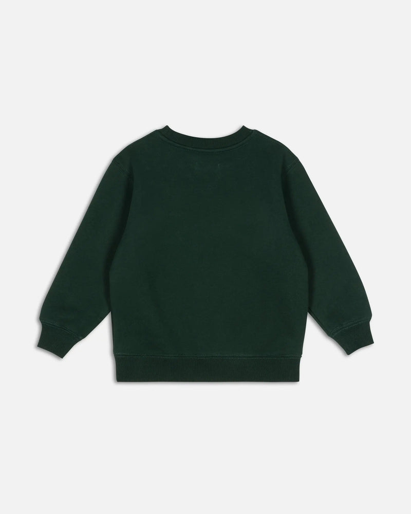 Patta Kids Arc Logo Crewneck Sweater (Pine Grove)