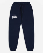Patta Chenille Logo Jogging Pants (Black Iris)