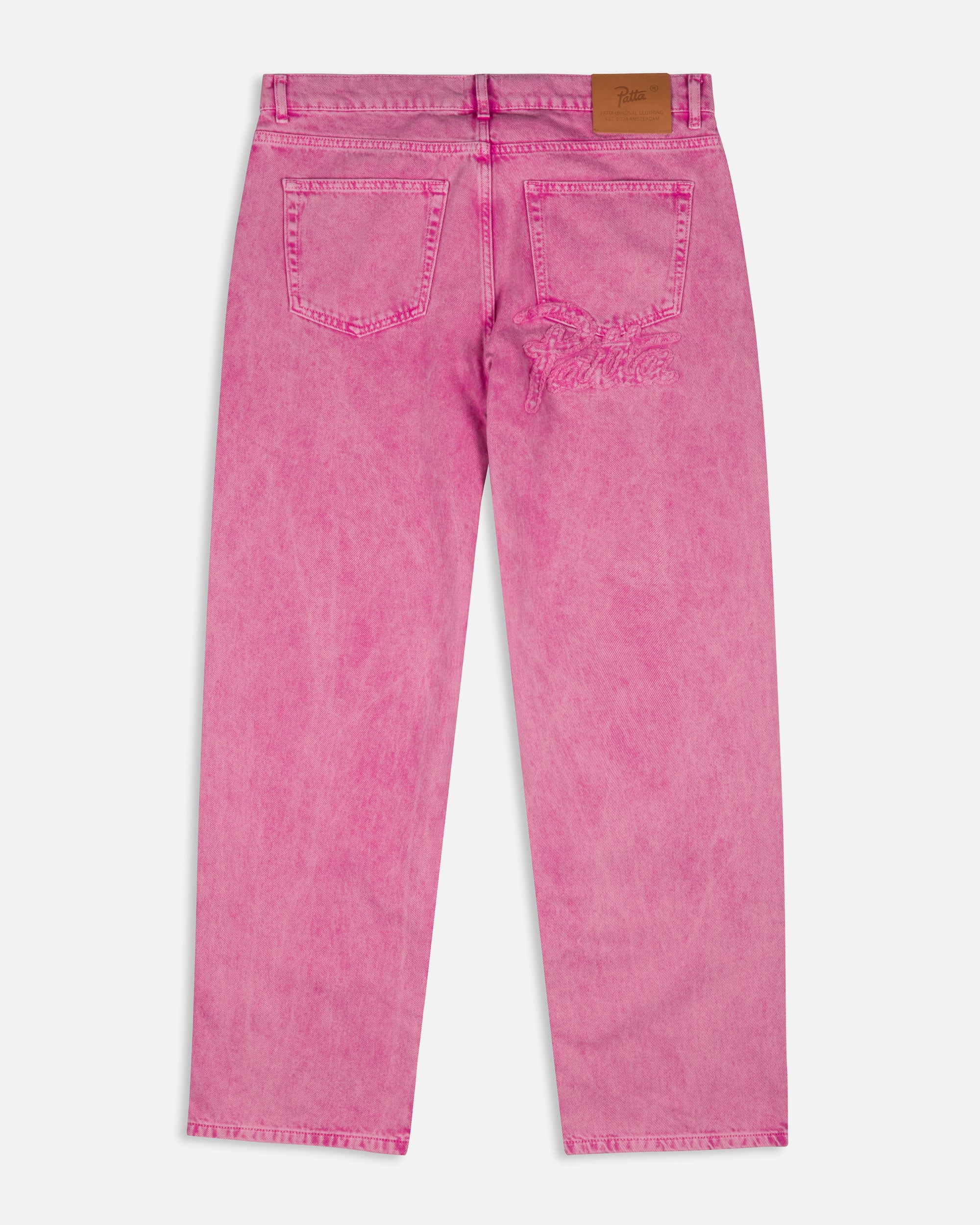 Patta Acid Wash Fuchsia Purple Denim Pants (Fuchsia Purple