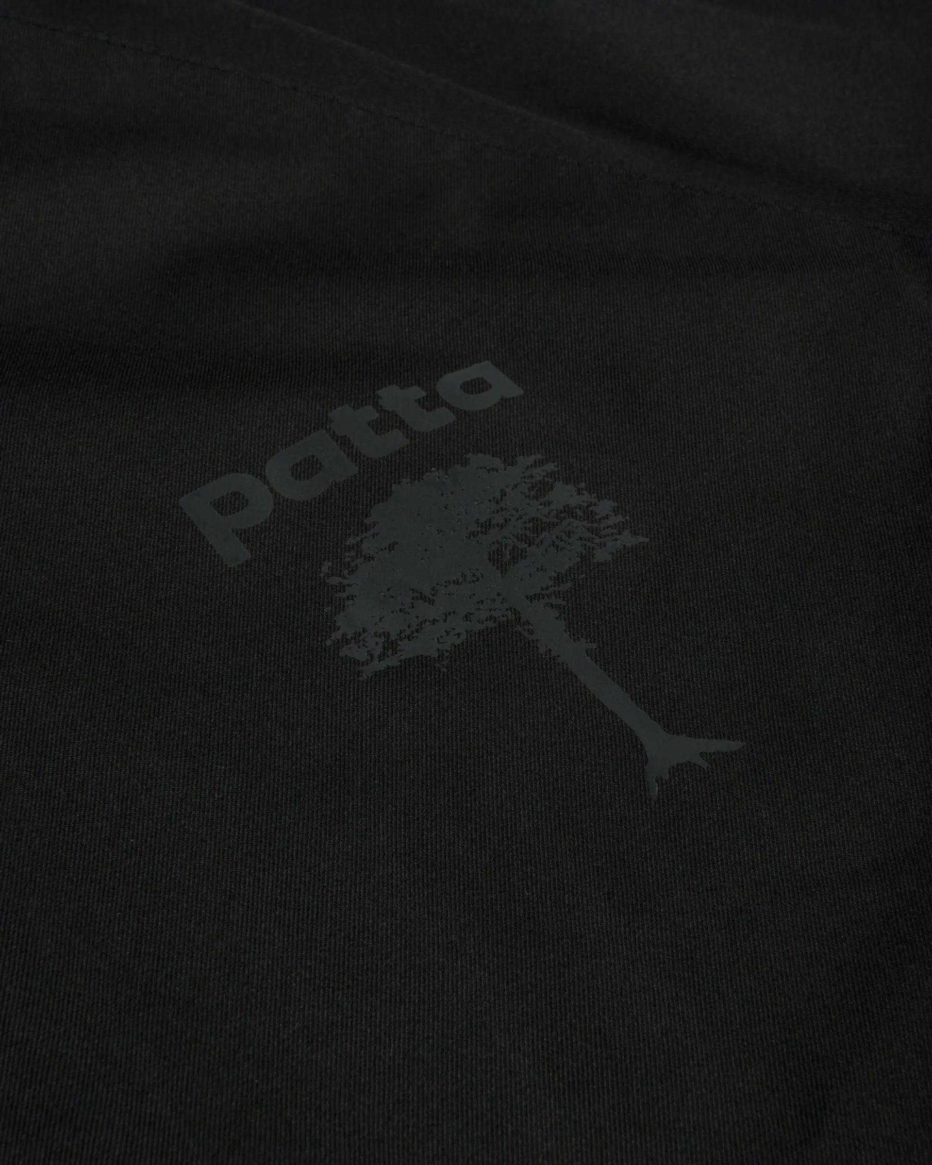 Patta 3M Reflective Waterproof Rain Jacket (Black)