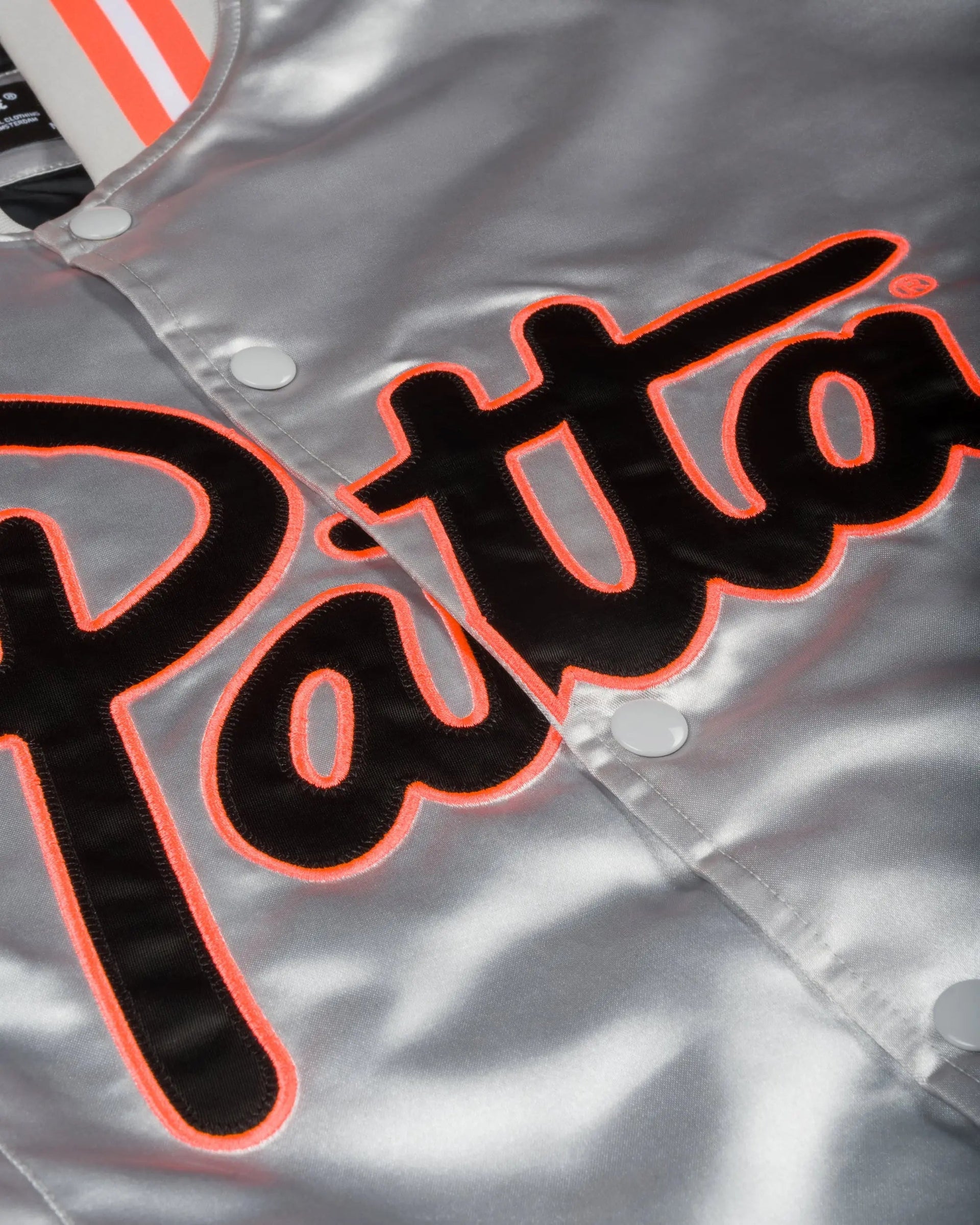 Patta Classic Satin Bomber Jacket (Lunar Rock)