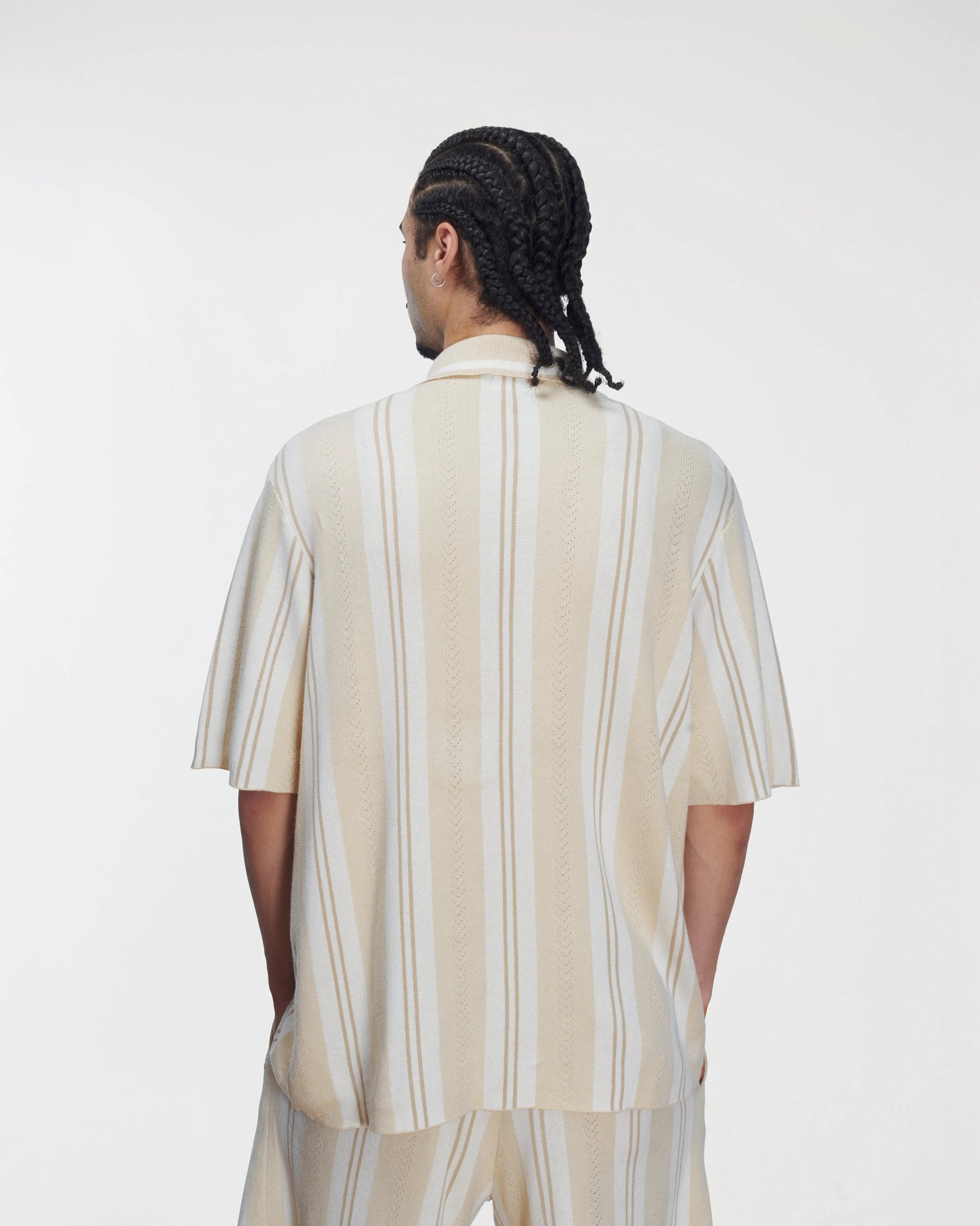 Patta Knitted Football Shirt (Oatmeal)