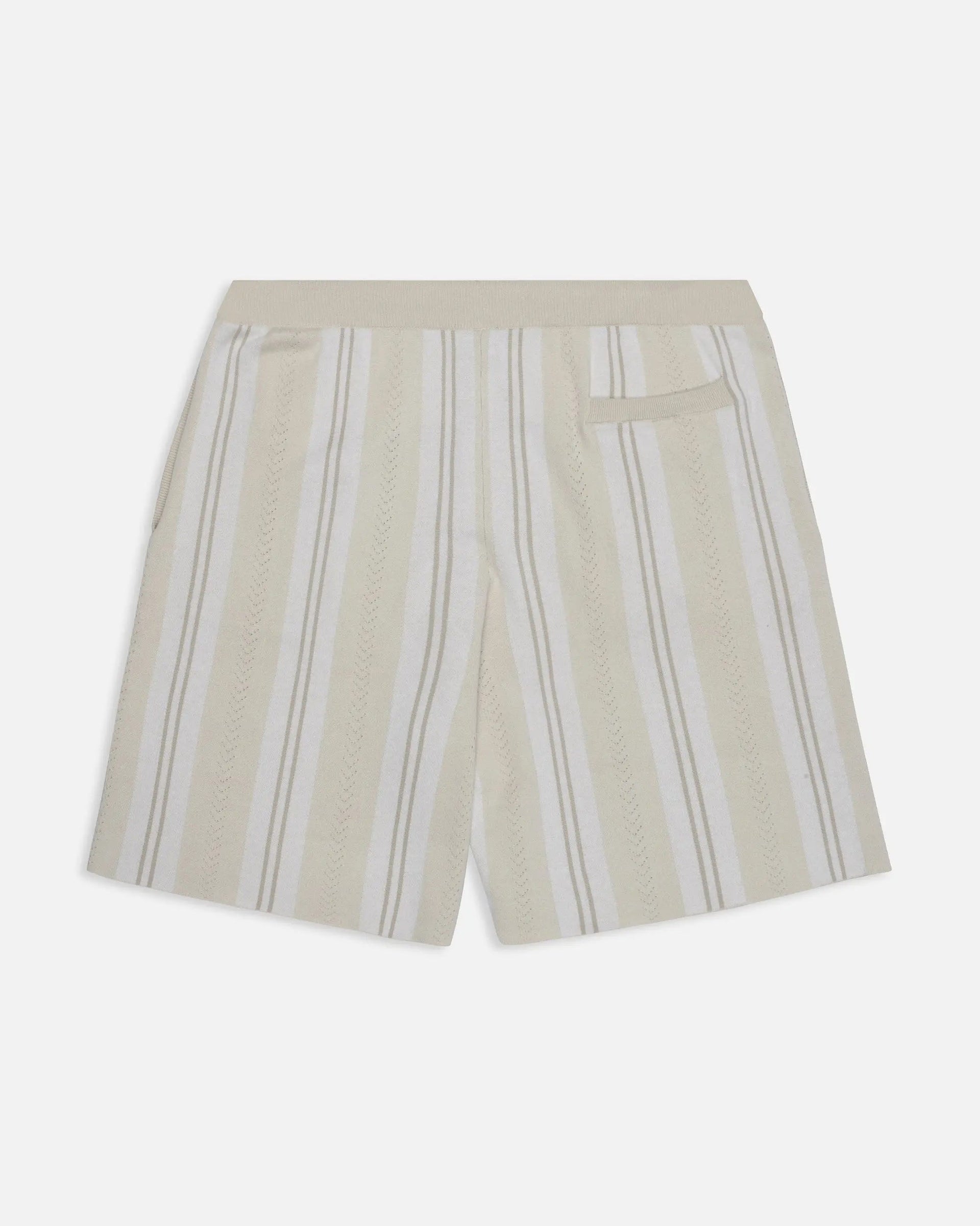 Patta Knitted Football Shorts (Oatmeal)