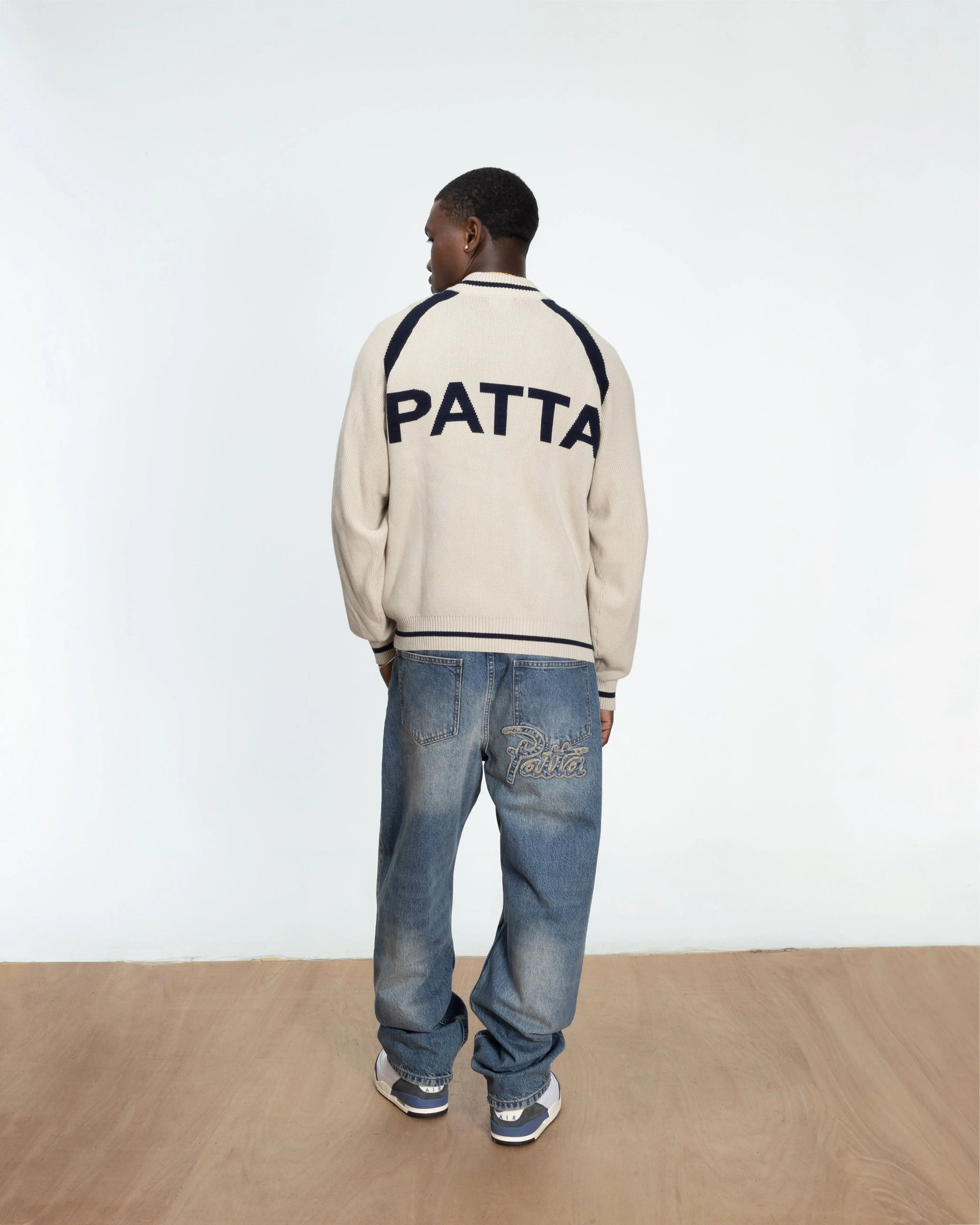 Patta Track Top Cardigan (Vaporous Grey)