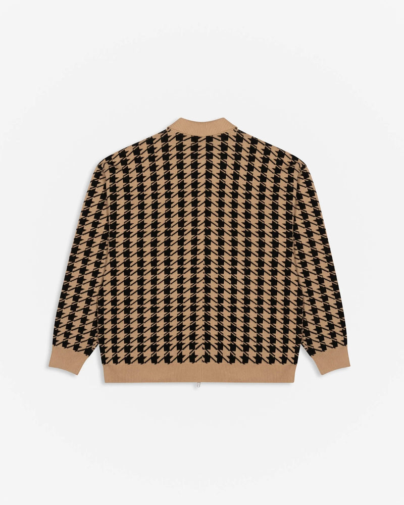Patta Houndstooth Cardigan (Irish Cream)
