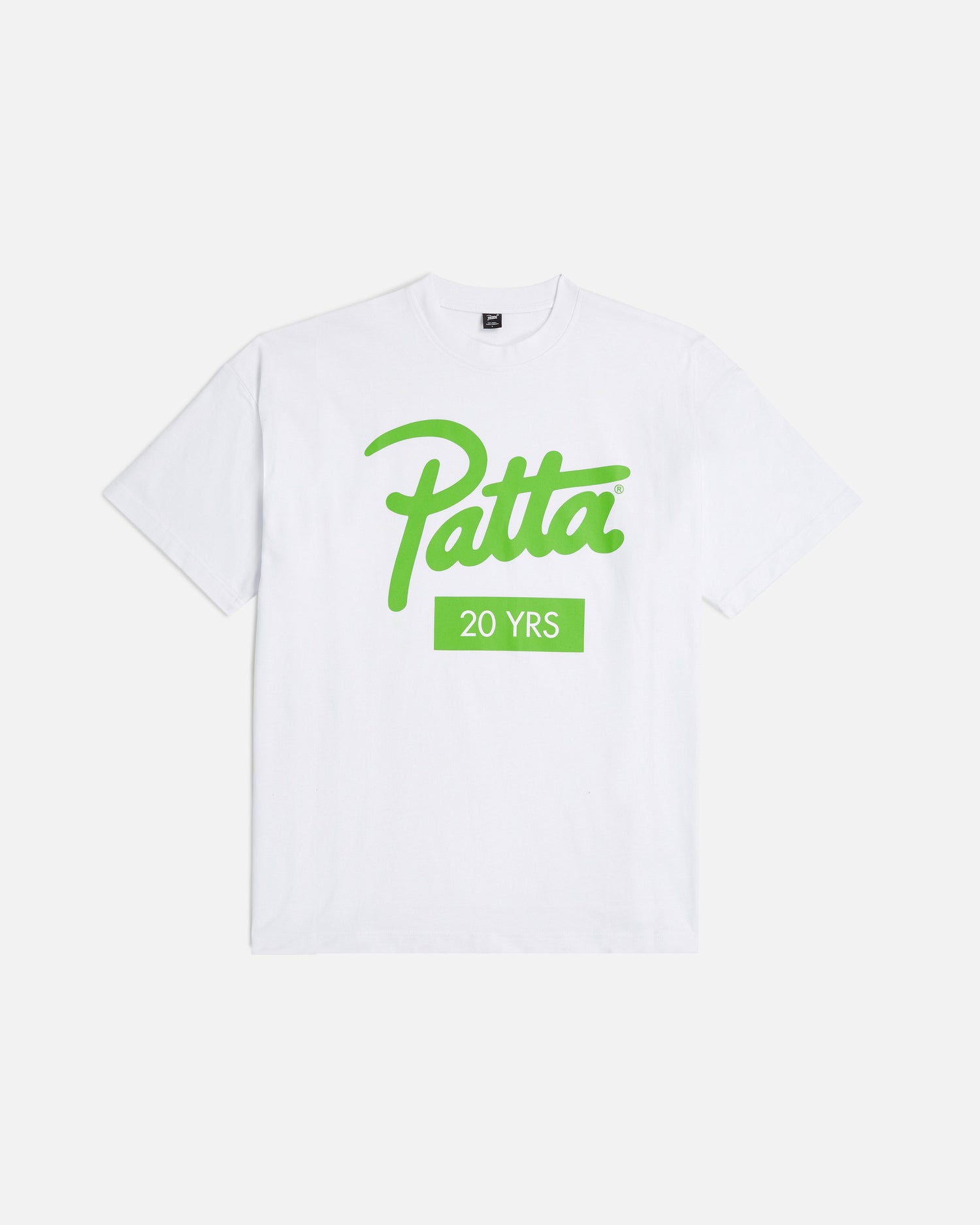 Patta 20 Years T-Shirt (White/Chlorophyll)