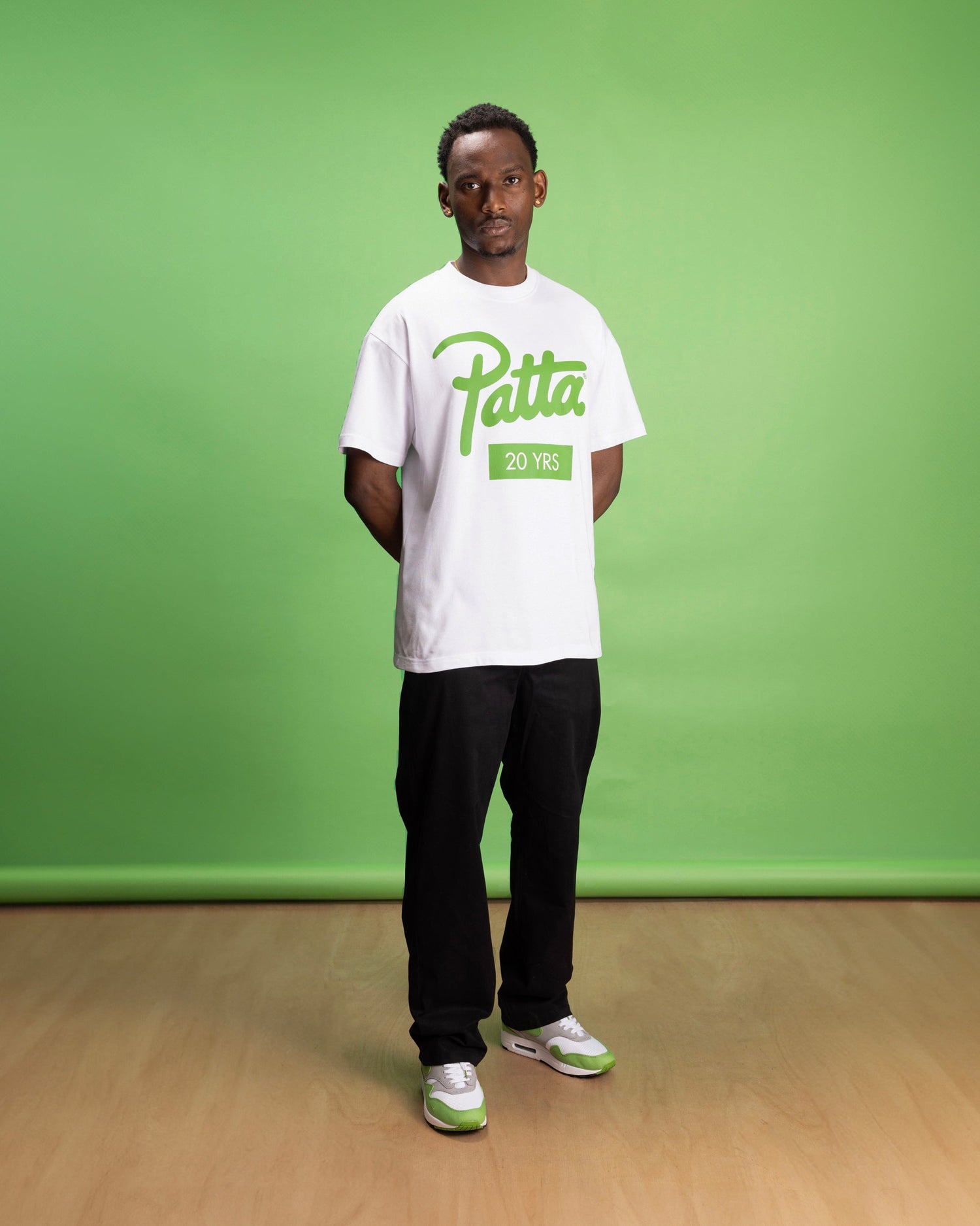 Patta 20 Years T-Shirt (White/Chlorophyll)