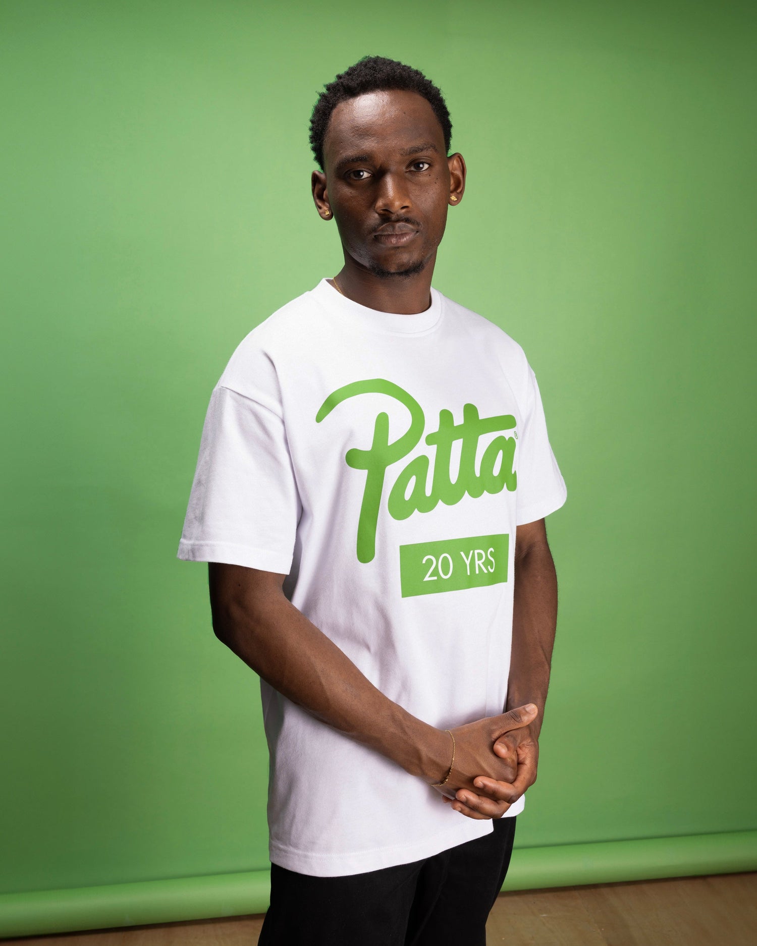 Patta 20 Years T-Shirt (White/Chlorophyll)