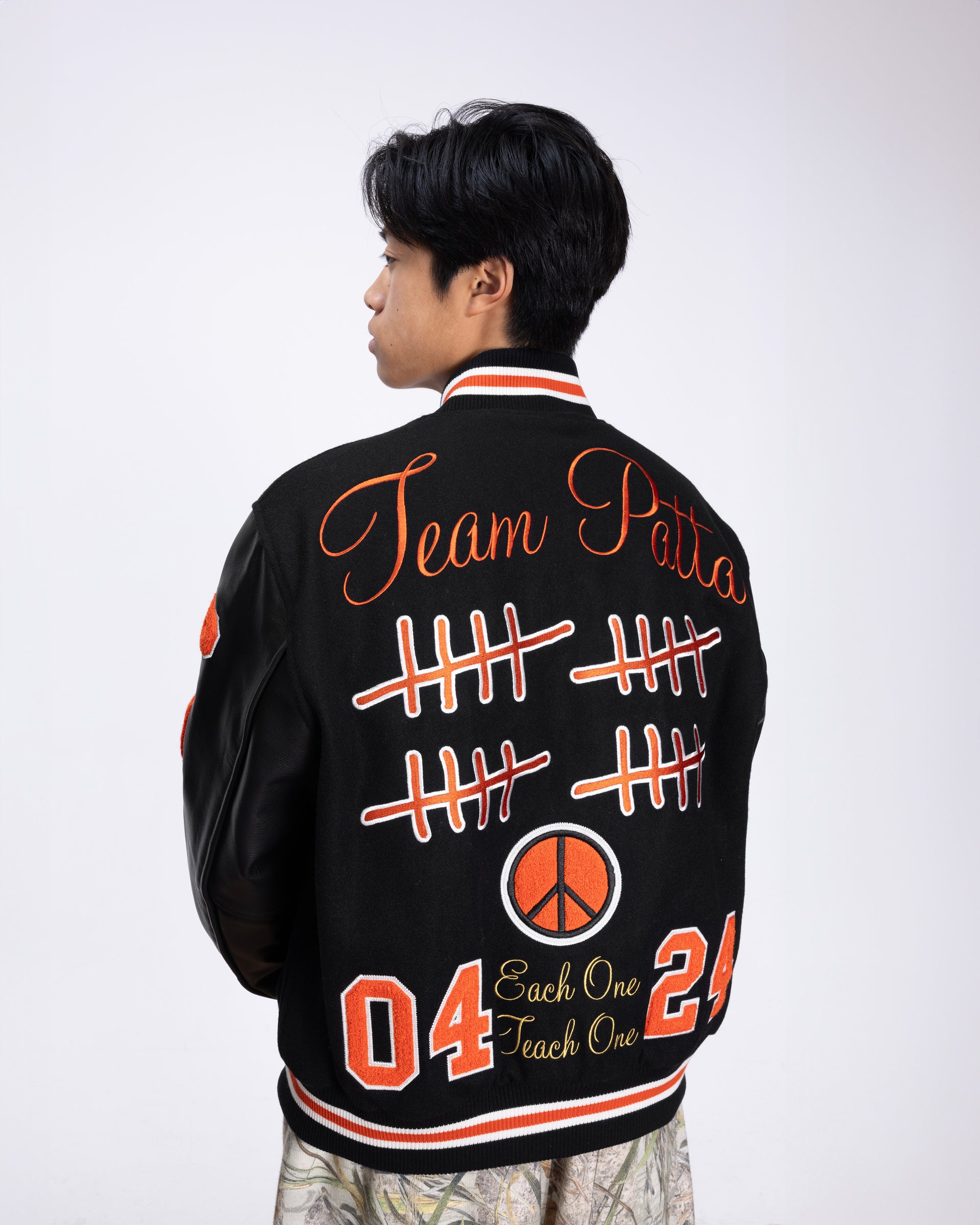 Patta 20th Anniversary Varsity Jacket (Black)