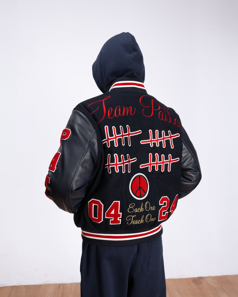 Patta 20th Anniversary Varsity Jacket (Maritime Blue)