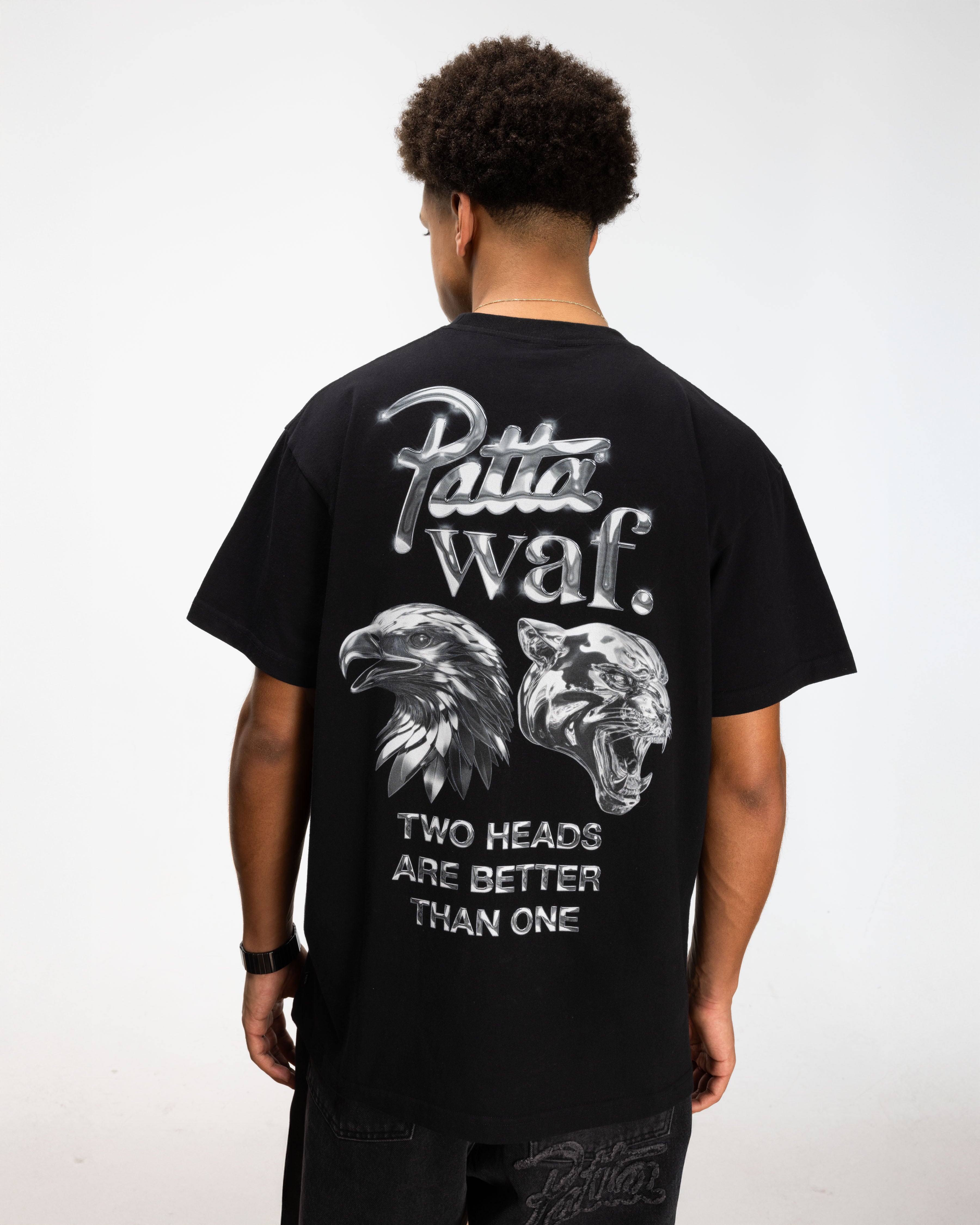 Patta x waf. Homecoming 2025 T-Shirt (Black) – Patta UK