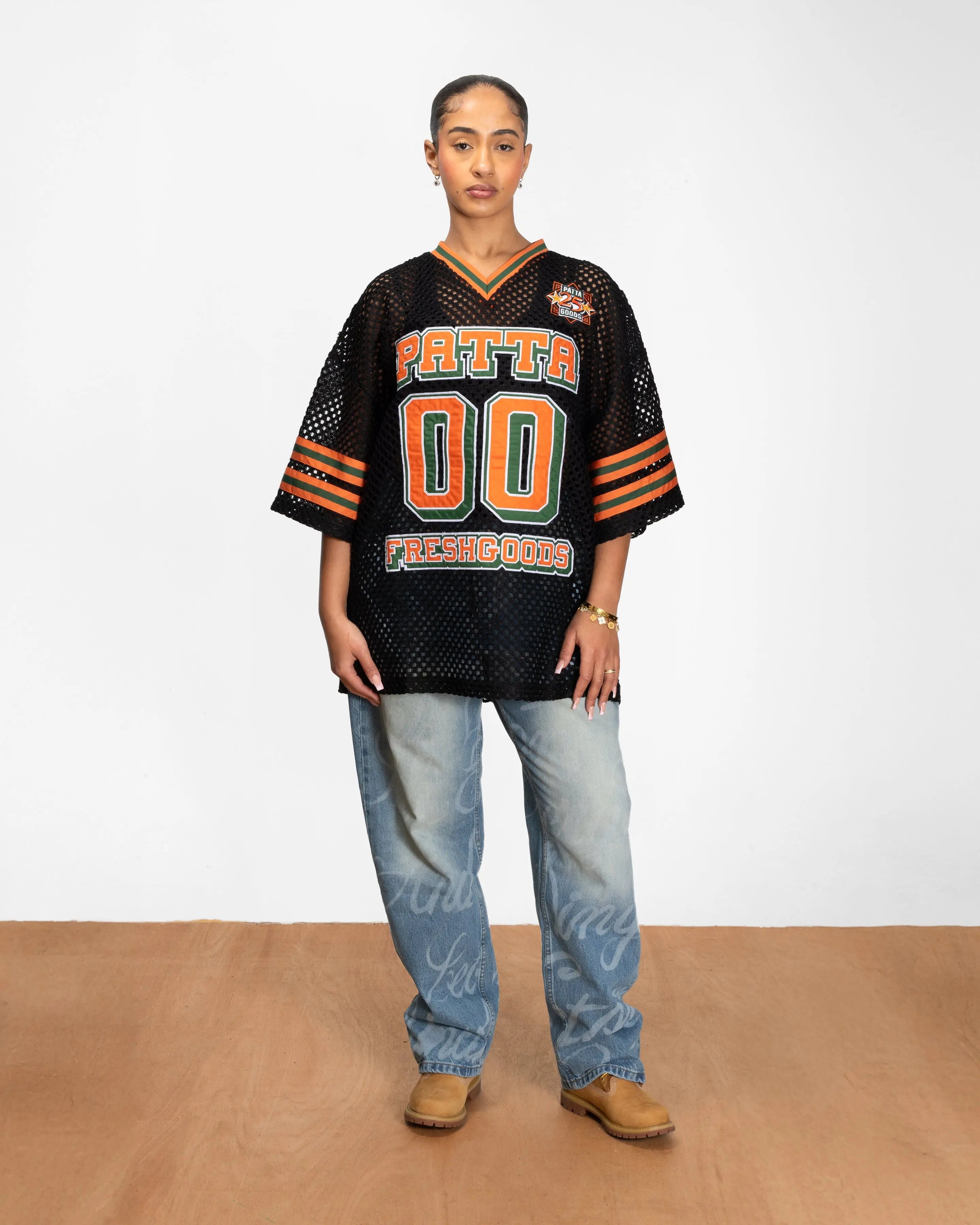 Patta x Joe Freshgoods Football Top (Black) - Patta – Patta UK