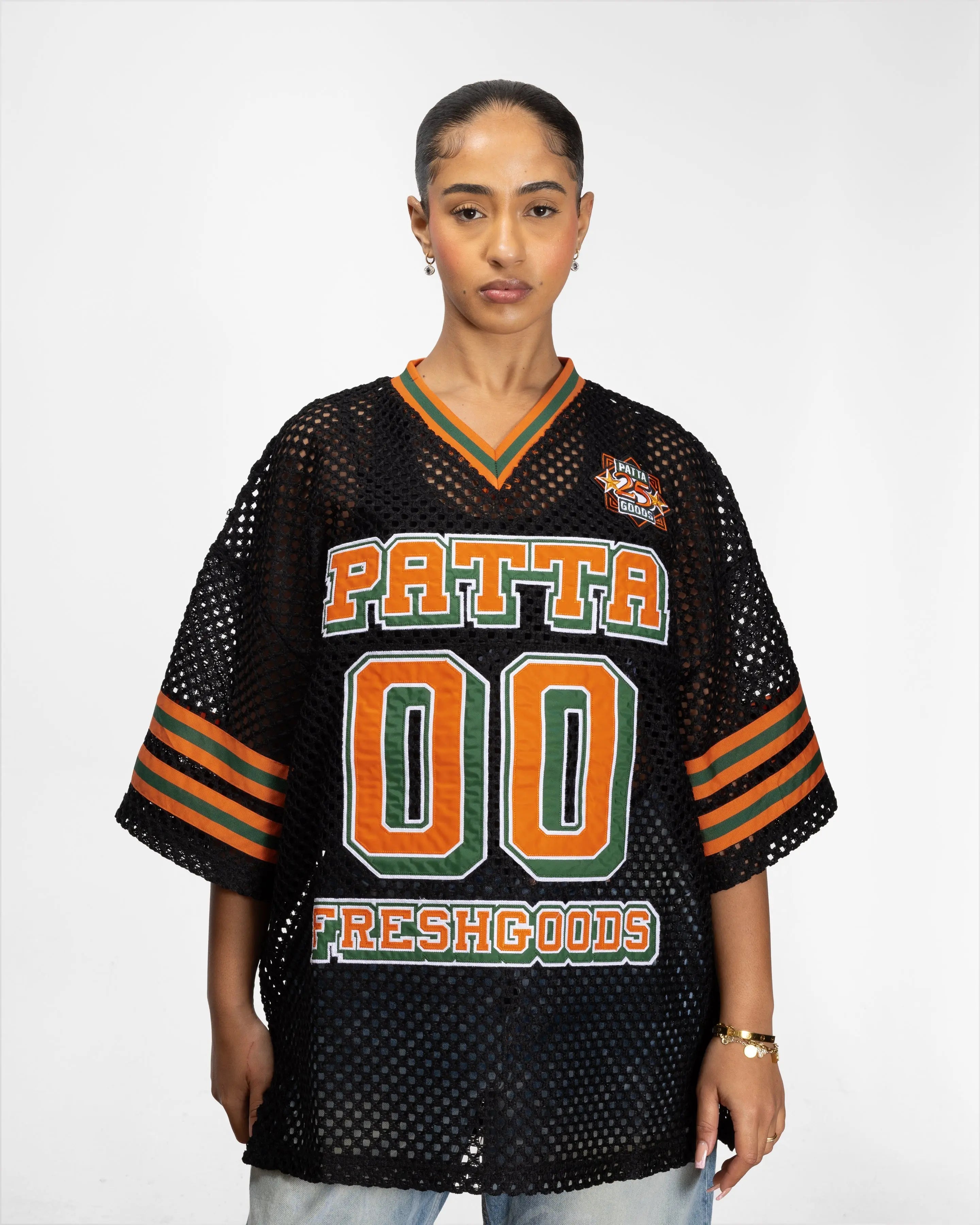 Patta x Joe Freshgoods Football Top (Black) - Patta – Patta UK
