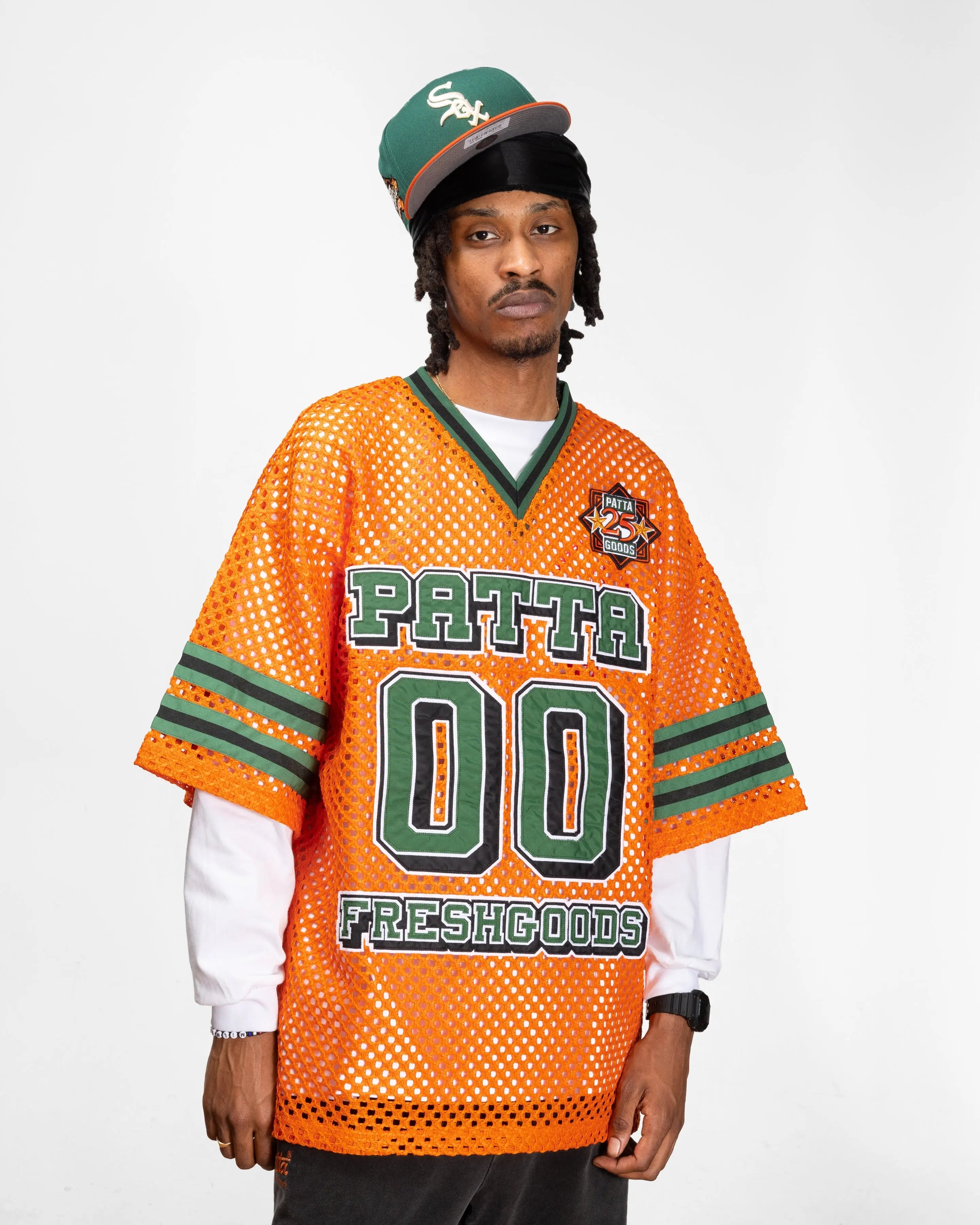 オランダ Patta Short-Sleeve Football Top L Patta x Joe Freshgoods Football Top (Orange) - Patta – Patta UK