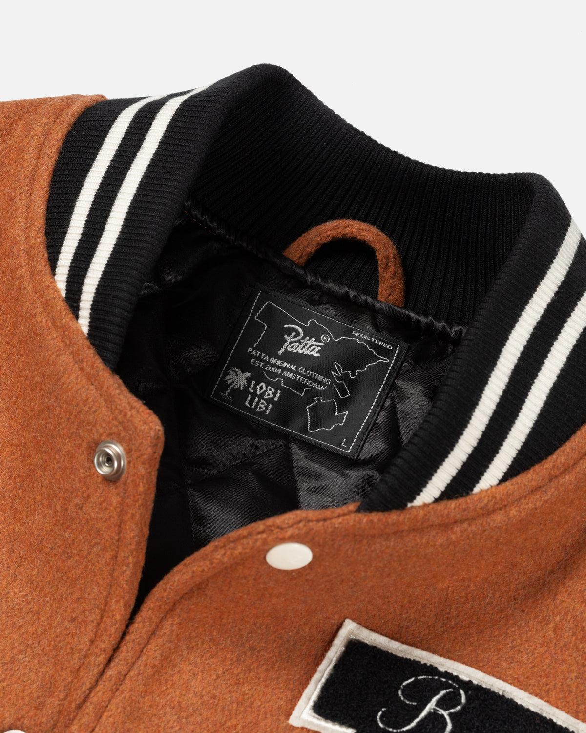 Patta x Beams 50th Anniversary Varsity Jacket (Potter's Clay)