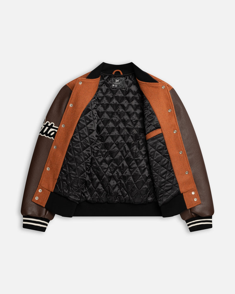 Patta x Beams 50th Anniversary Varsity Jacket (Potter's Clay)
