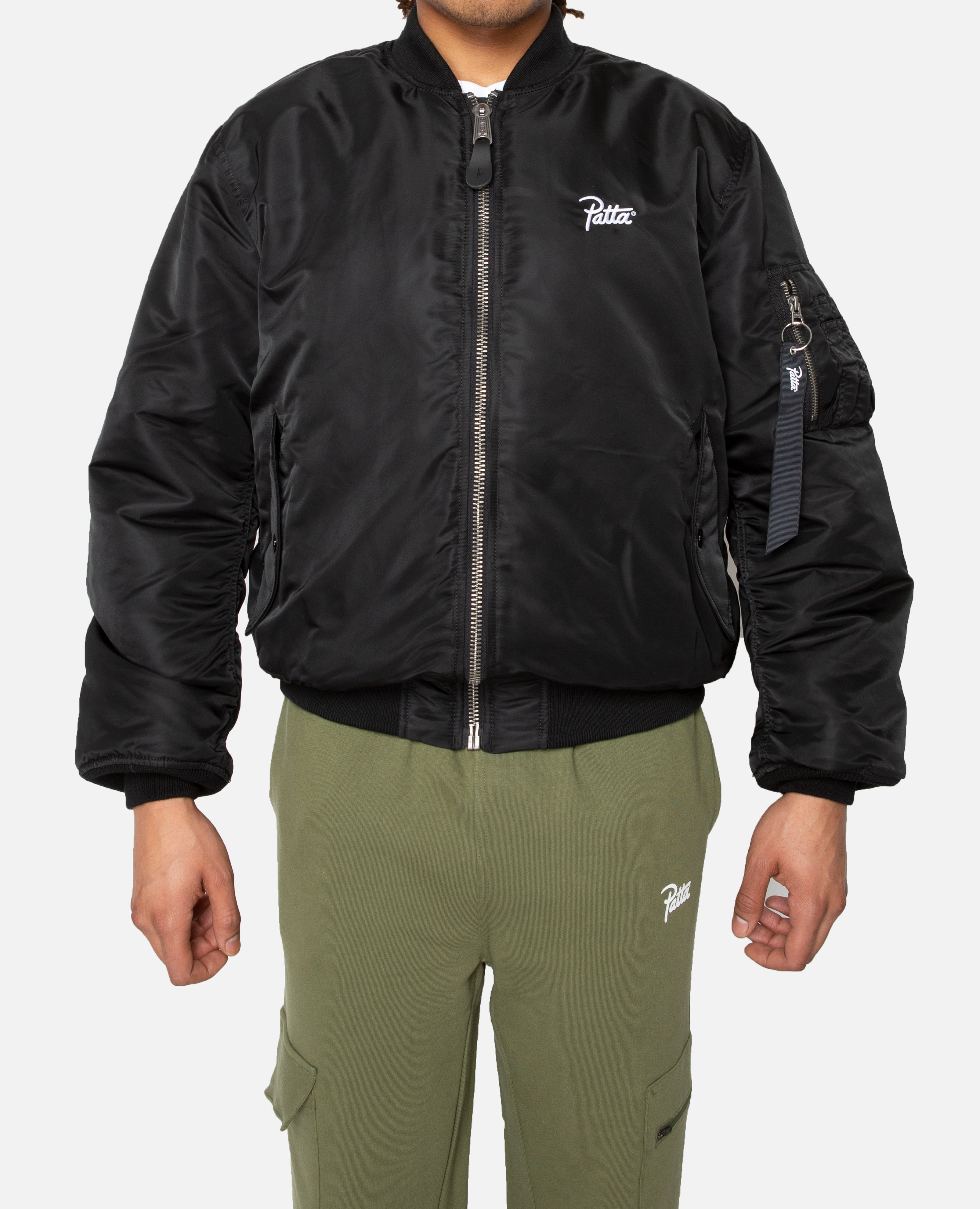 Patta x Alpha Industries MA-1 London Jacket (black/blue) – Patta UK