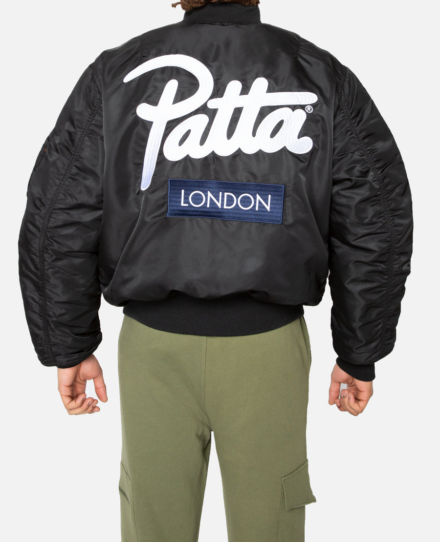 Patta x Alpha Industries MA-1 London Jacket (black/blue)