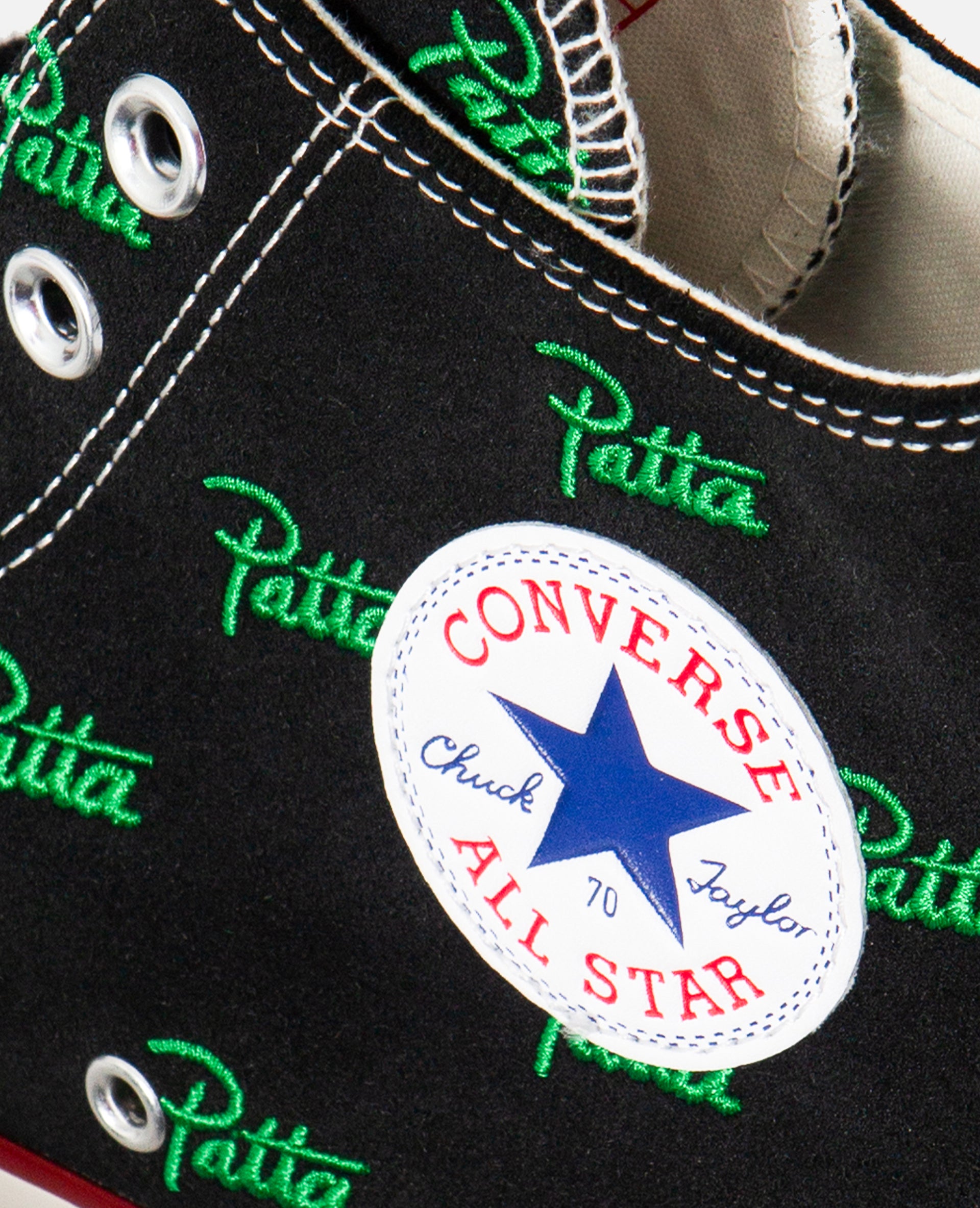 Patta x Converse Chuck 70 Hi (Black/Jolly Green)