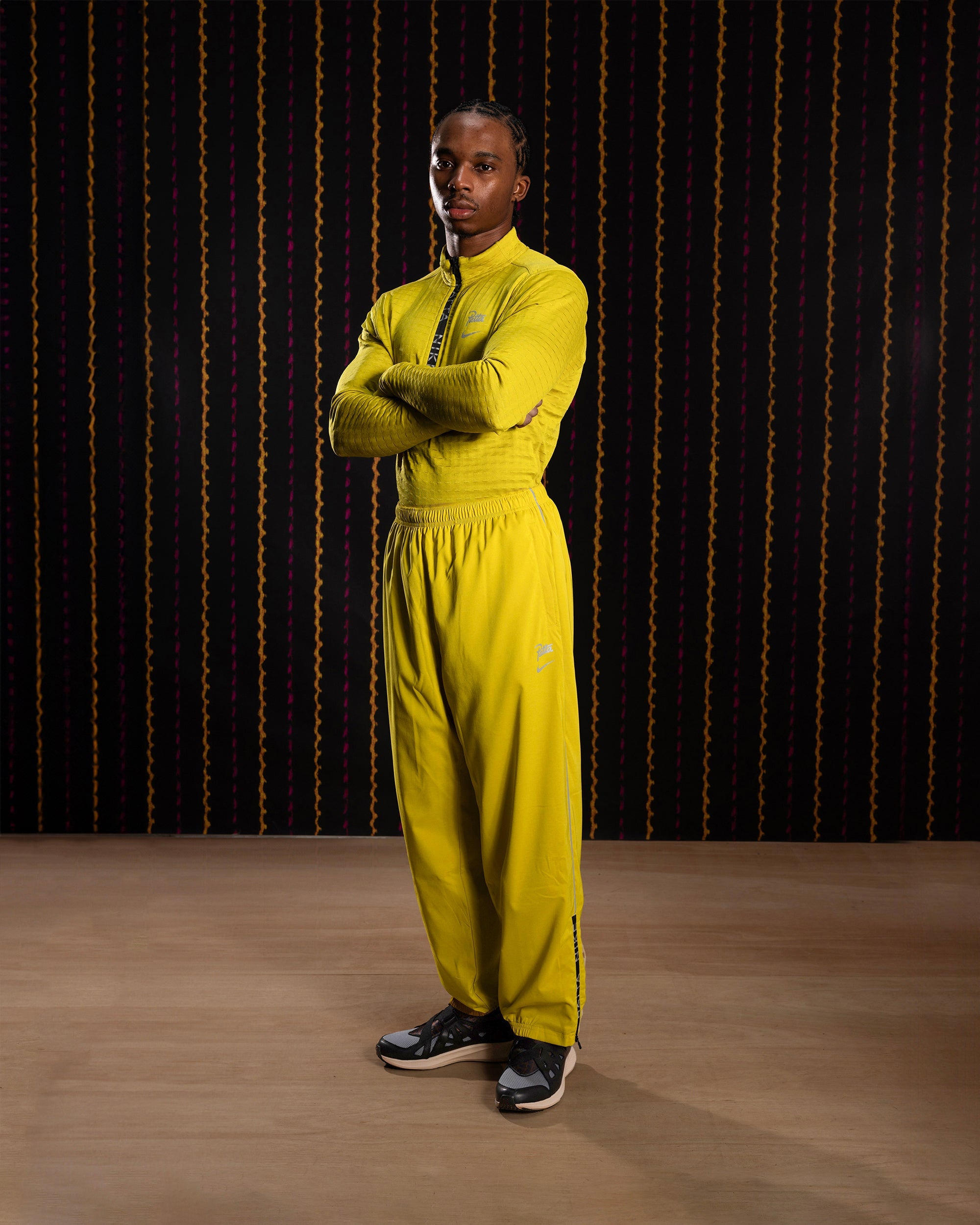 Nike x Patta Running Team Track Pants (Saffron Quartz) – Patta UK
