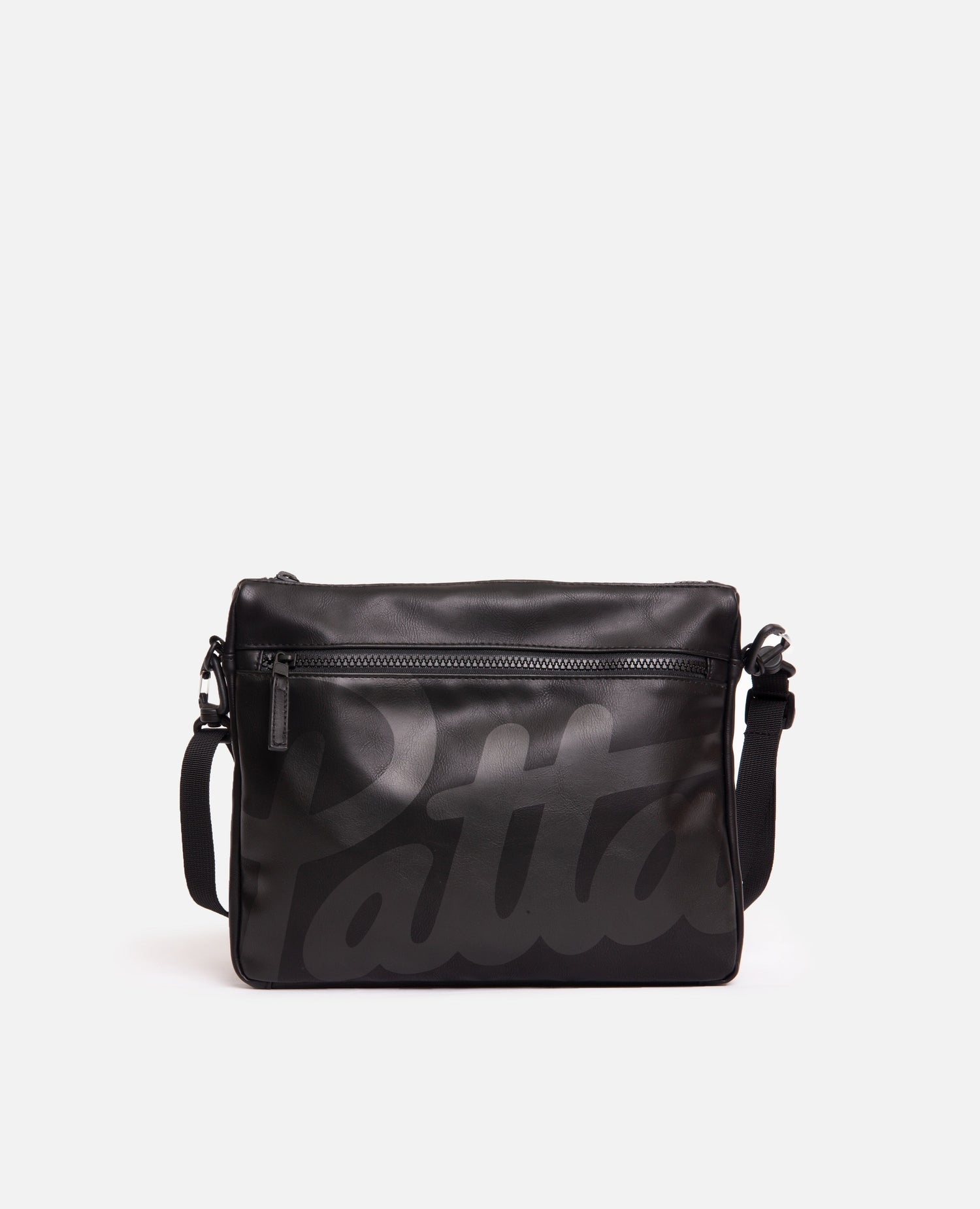 Patta Faux Leather Shoulder Bag (Black)