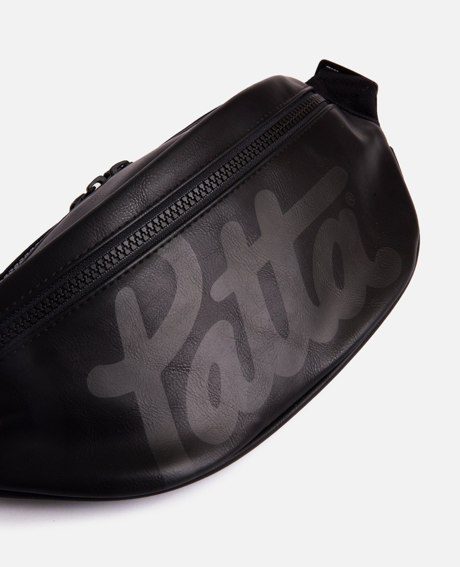 Patta Faux Leather Waistbag (Black)