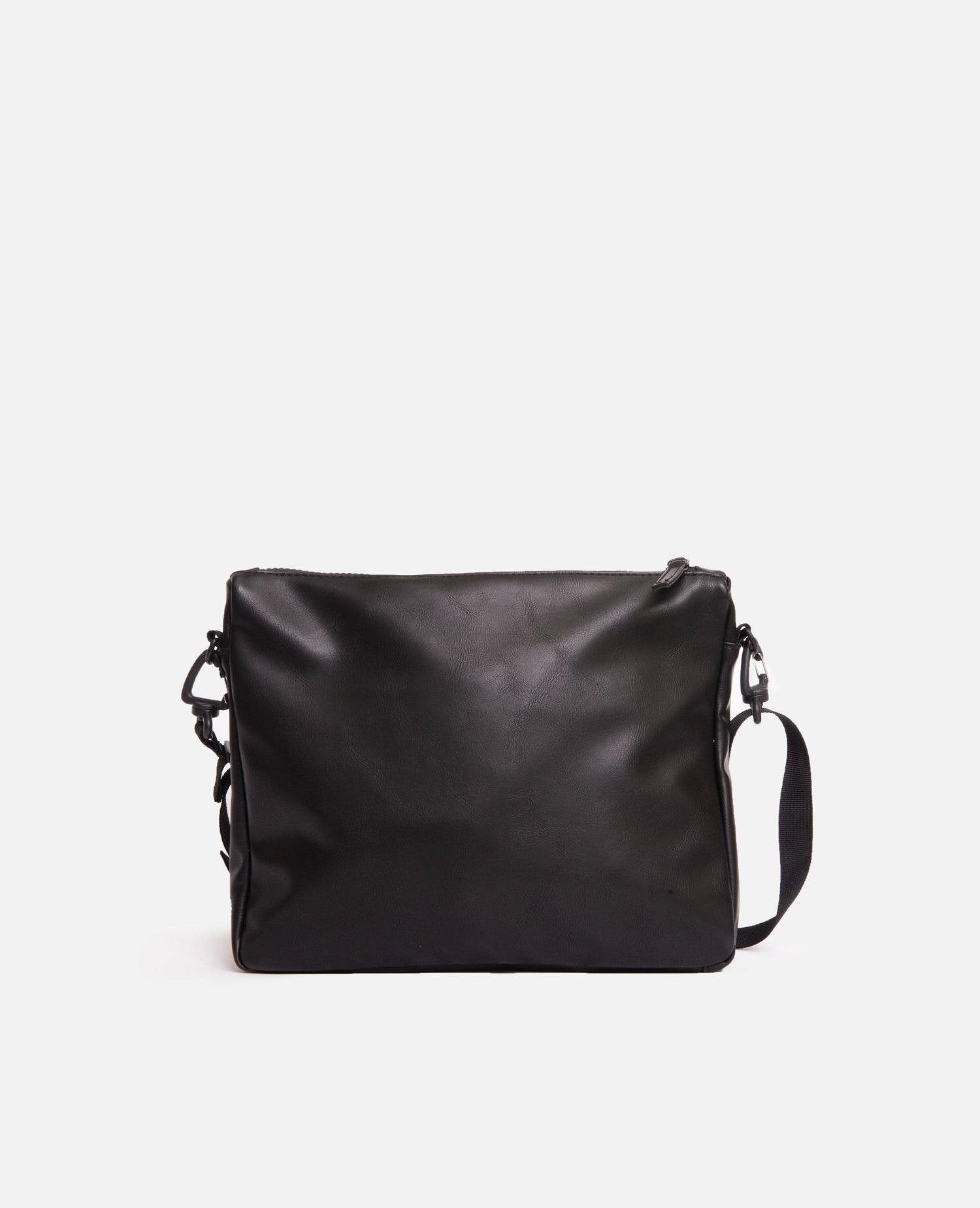 Patta Faux Leather Shoulder Bag (Black)