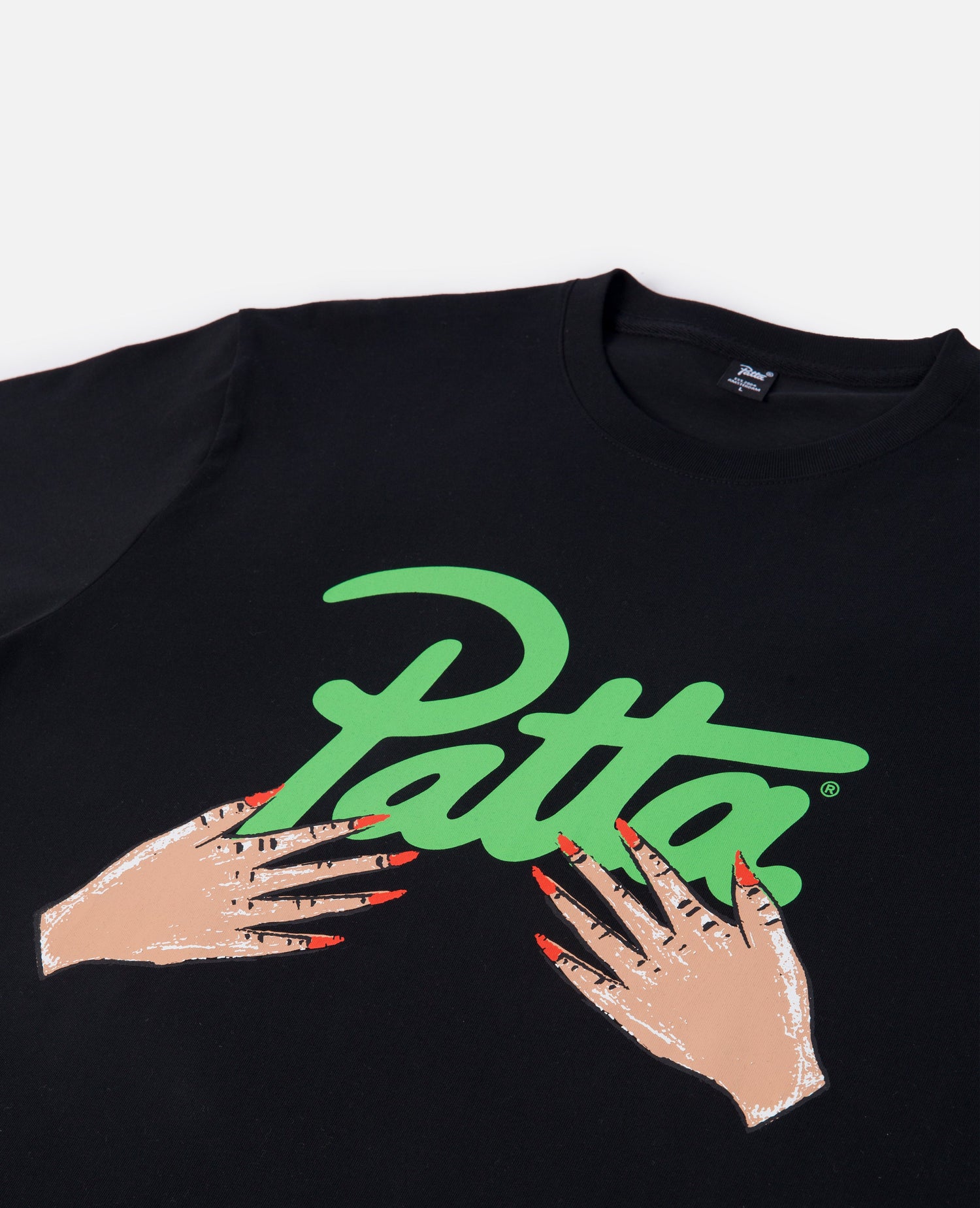 Patta Self Care Hands T-Shirt (Black)