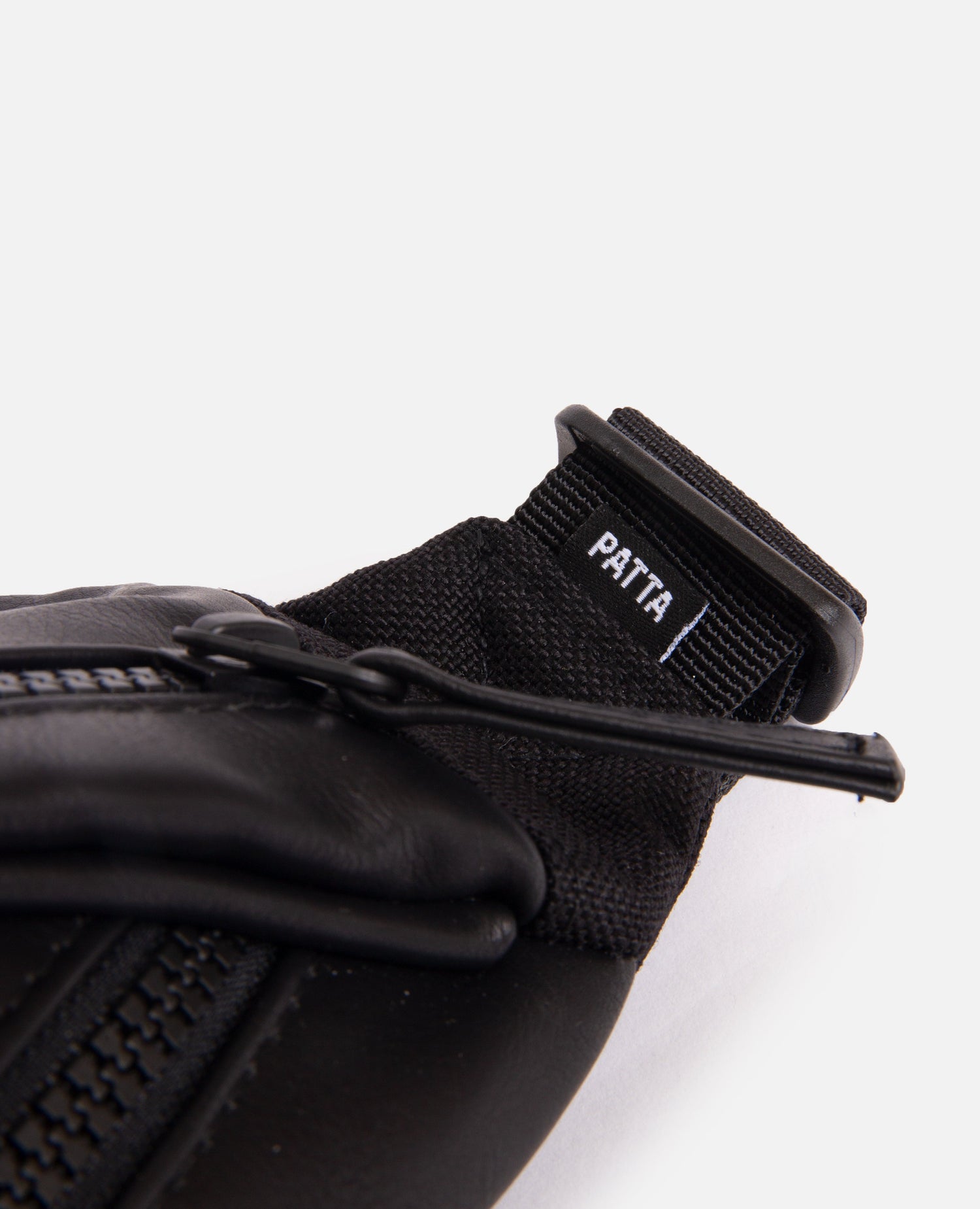 Patta Faux Leather Waistbag (Black)