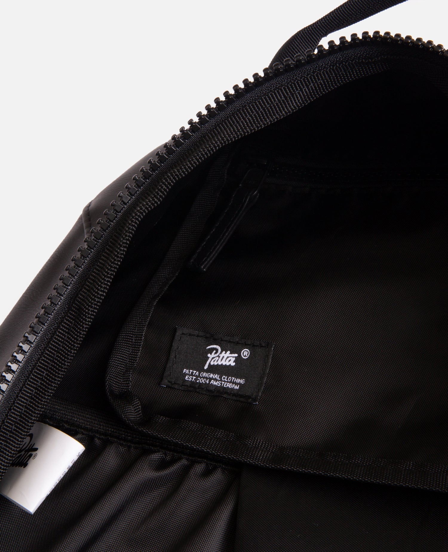 Patta Faux Leather Backpack (Black)