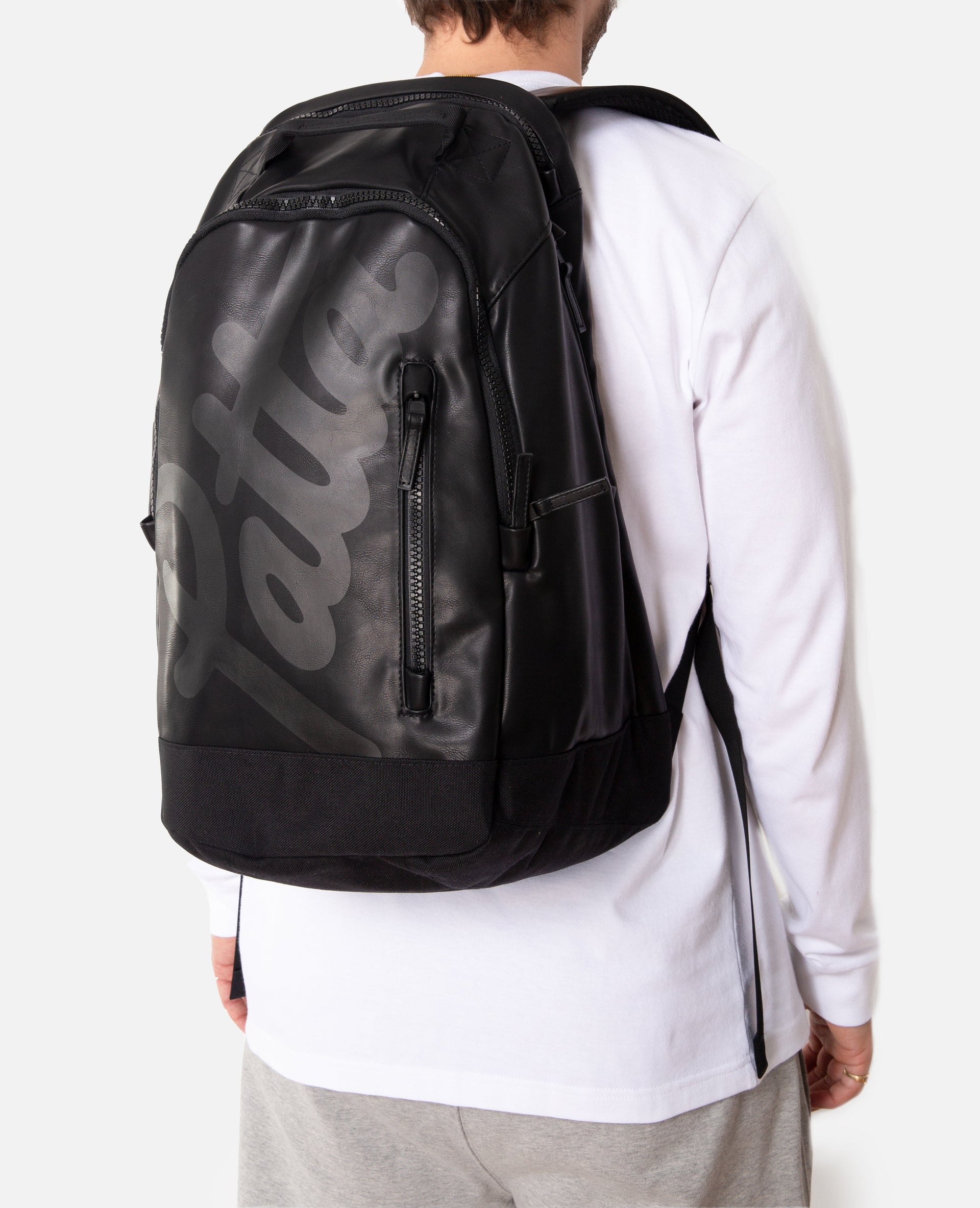 Patta Faux Leather Backpack