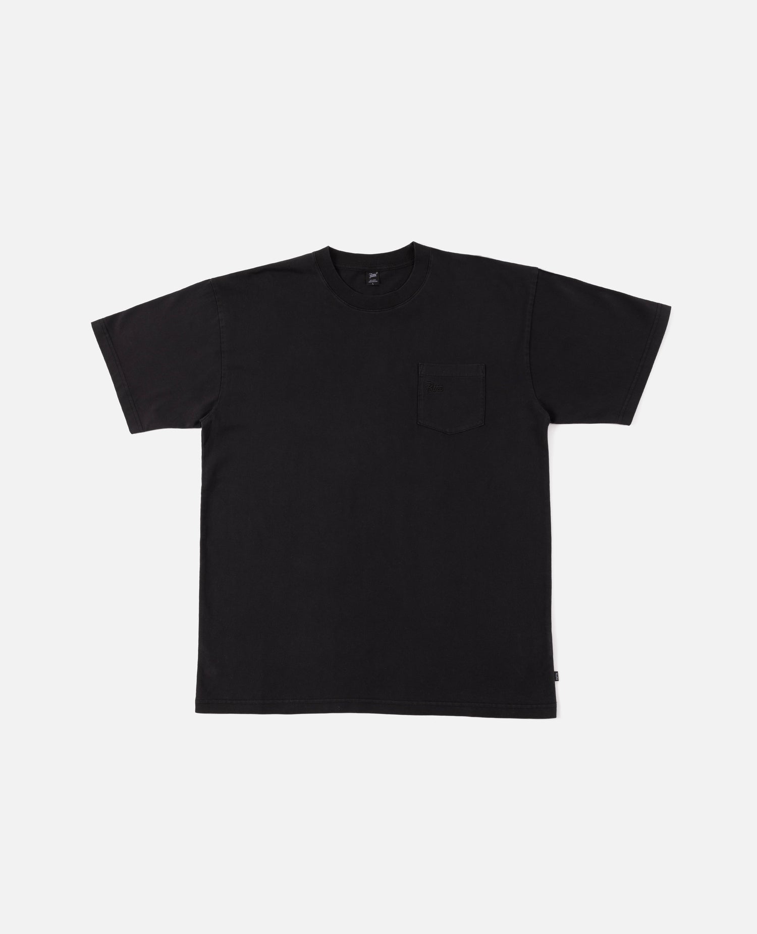 Patta Basic Washed Pocket  T-Shirt (Black)