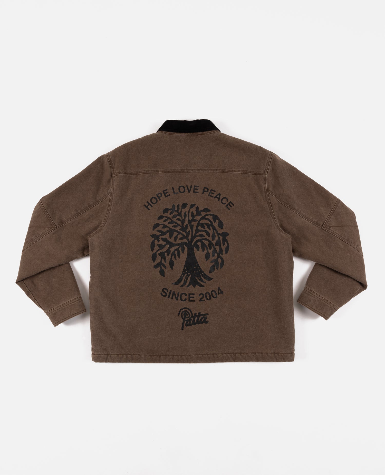 Patta Canvas Chore Jacket (Washed Brown)