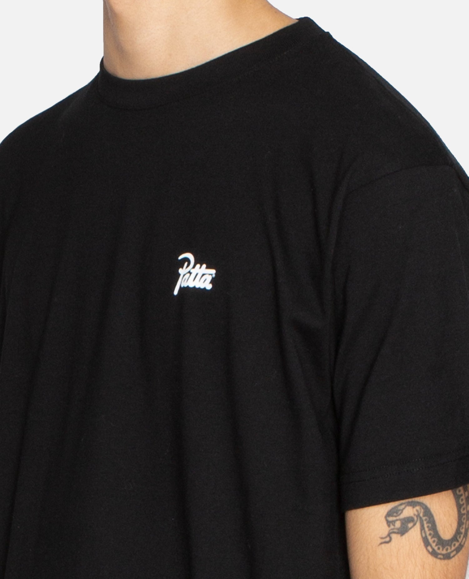 Patta Gold Logo T-Shirt (Black)