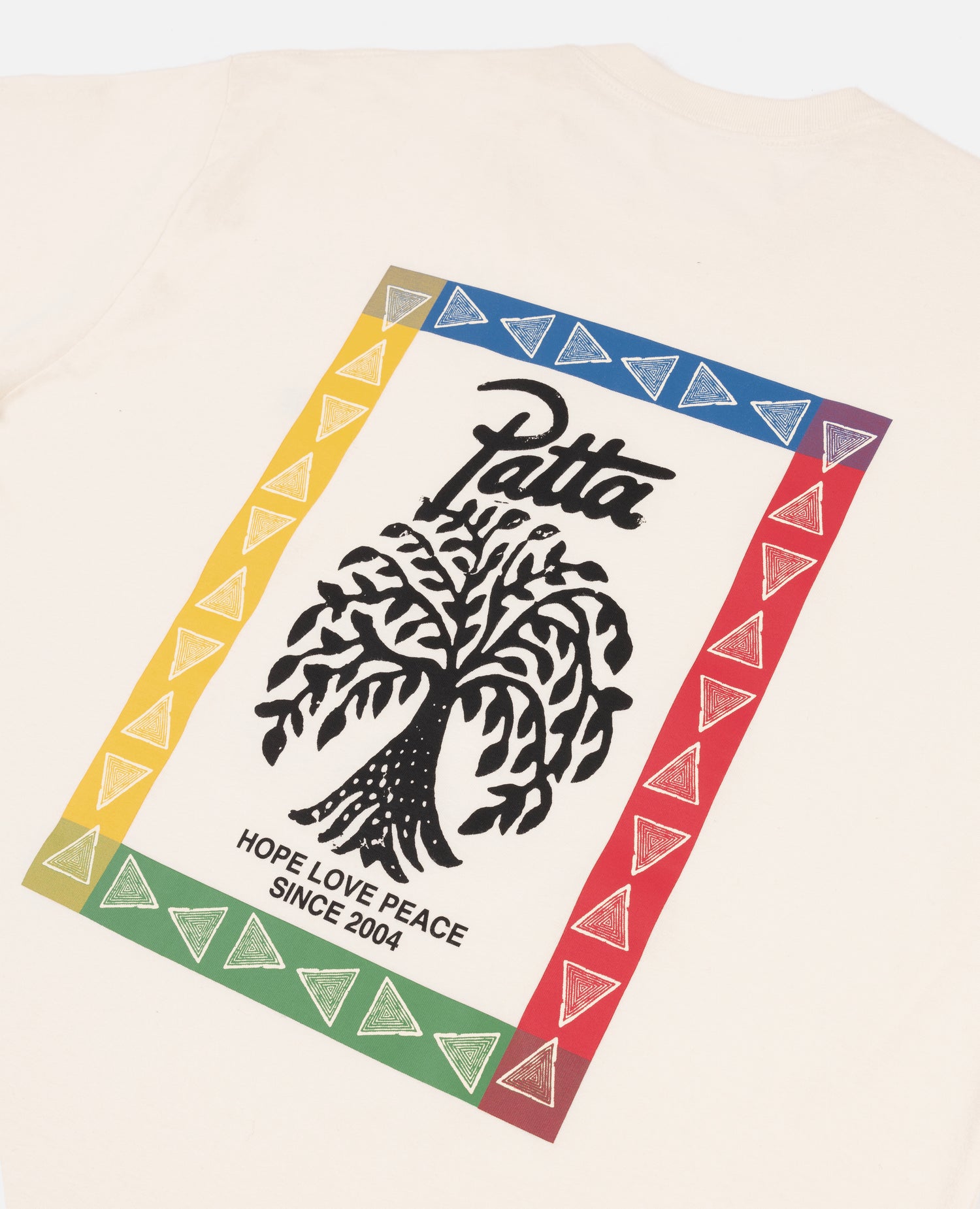 Patta Hope Love Peace T-Shirt (Whisper White)