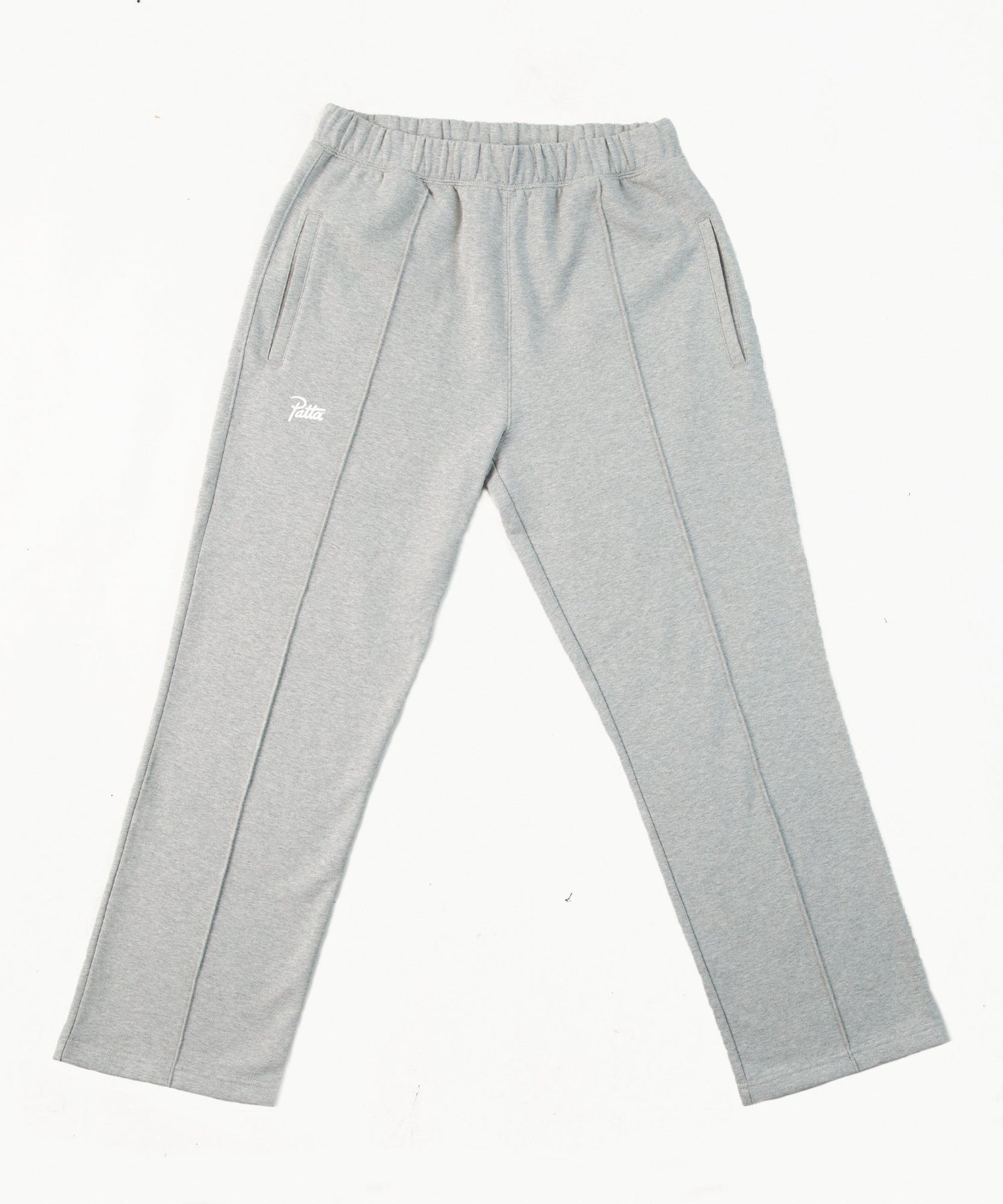 Patta Straight Jogging Pants (Melange Grey)